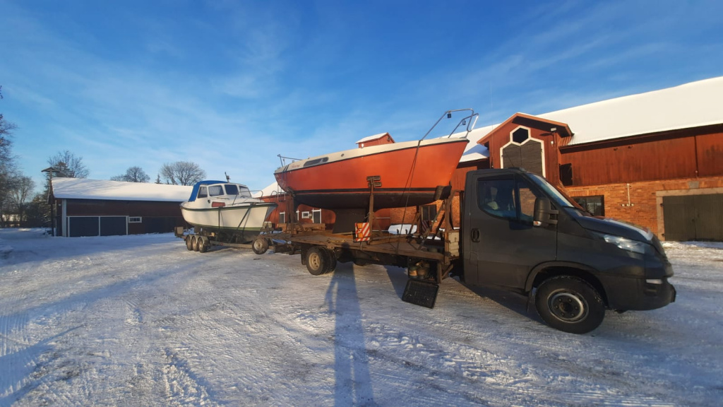 Перевозка яхт из Швеции в Санкт-Петербуг Январь 2022