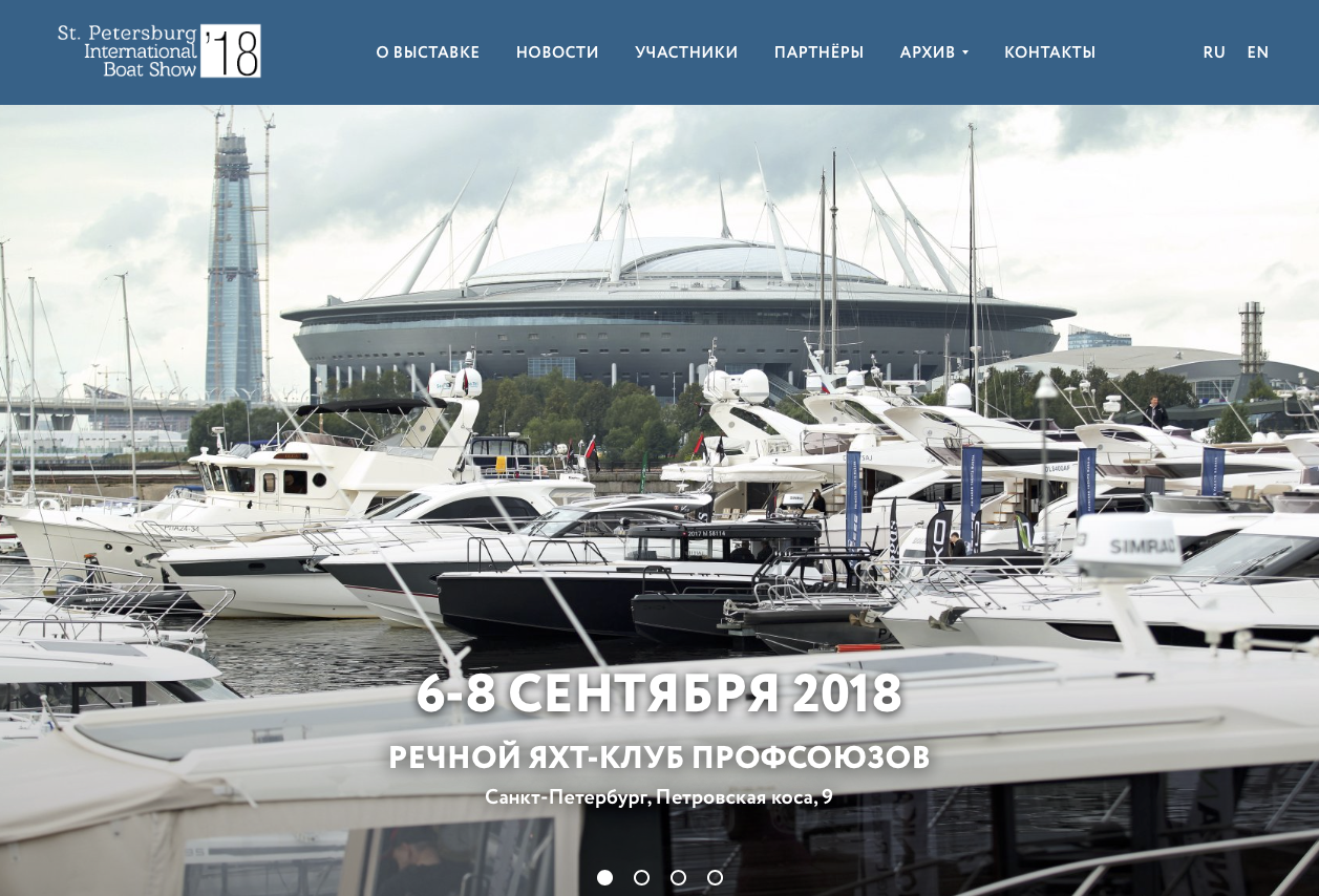 St.Petersburg International Boat Show 2018